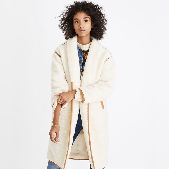 Madewell Jackets & Blazers - Madewell Sherpa Topcoat size XS